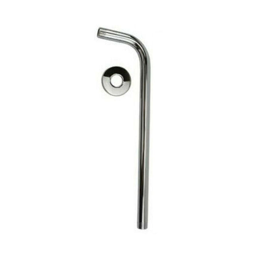 BRAS DE DOUCHE ACIER CHROMÉ POUR POMME DE DOUCHE DESIGN SALLE DE BAINS UNIVERSEL 45CM 01988