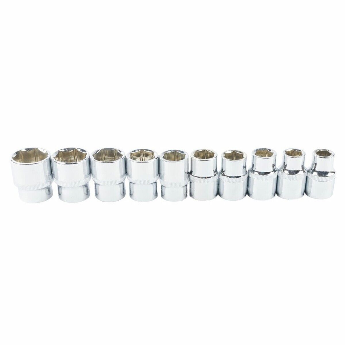 12 CHIAVI BUSSOLA ESAGONALI 1/2 CRICCHETTO PROLUNGA BUSSOLE REVERSIBILE 8-24MM