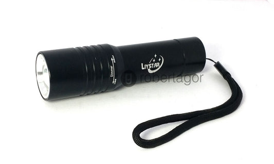 TORCIA LED LUCE BIANCA 108000 W RICARICABILE WATERPROOF SUPPORTO BICI ZOOM FAXL