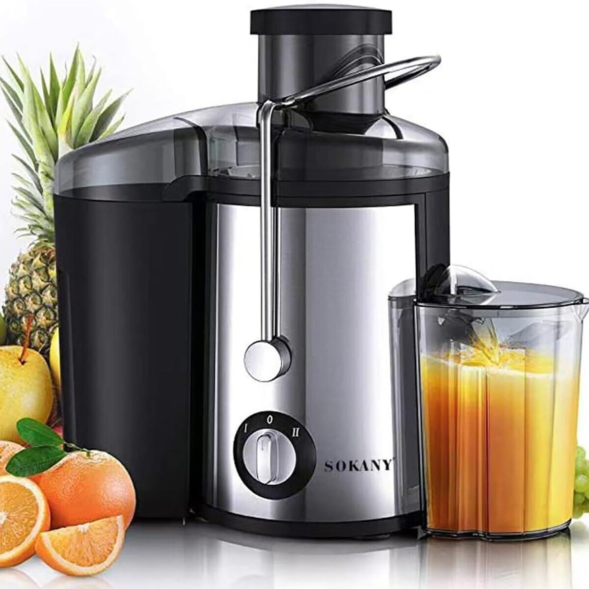 CENTRIFUGA FRUTTA VERDURA ESTRATTORE DI SUCCO A FREDDO 500W SPREMIAGRUMI