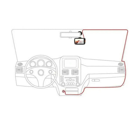 DASH CAM VIDEOCAMERA SICUREZZA AUTO VEICOLI REGISTRATORE VIDEO MONITOR HD