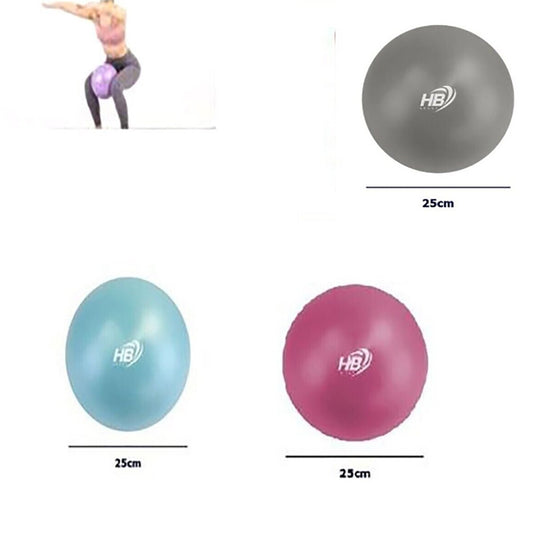 MINI SOFTBALL BALLE POUR EXERCICES ABDOMINAUX YOGA PILATES FITNESS SALLE DE SPORT 25CM