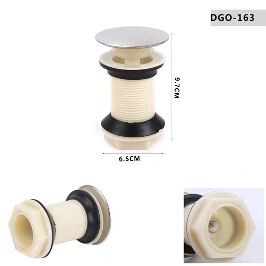 BONDE DE VIDAGE CLICK CLACK BOUCHON UNIVERSEL LAVABO ÉVIER BIDET 1/4" DGO-163