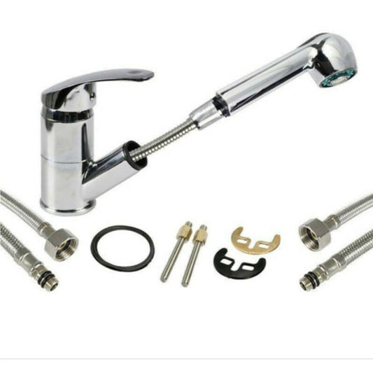 ROBINET MITIGEUR MONOCOMMANDE CUISINE ÉVIER LAVABO DOUCHETTE EXTRACTIBLE 8815