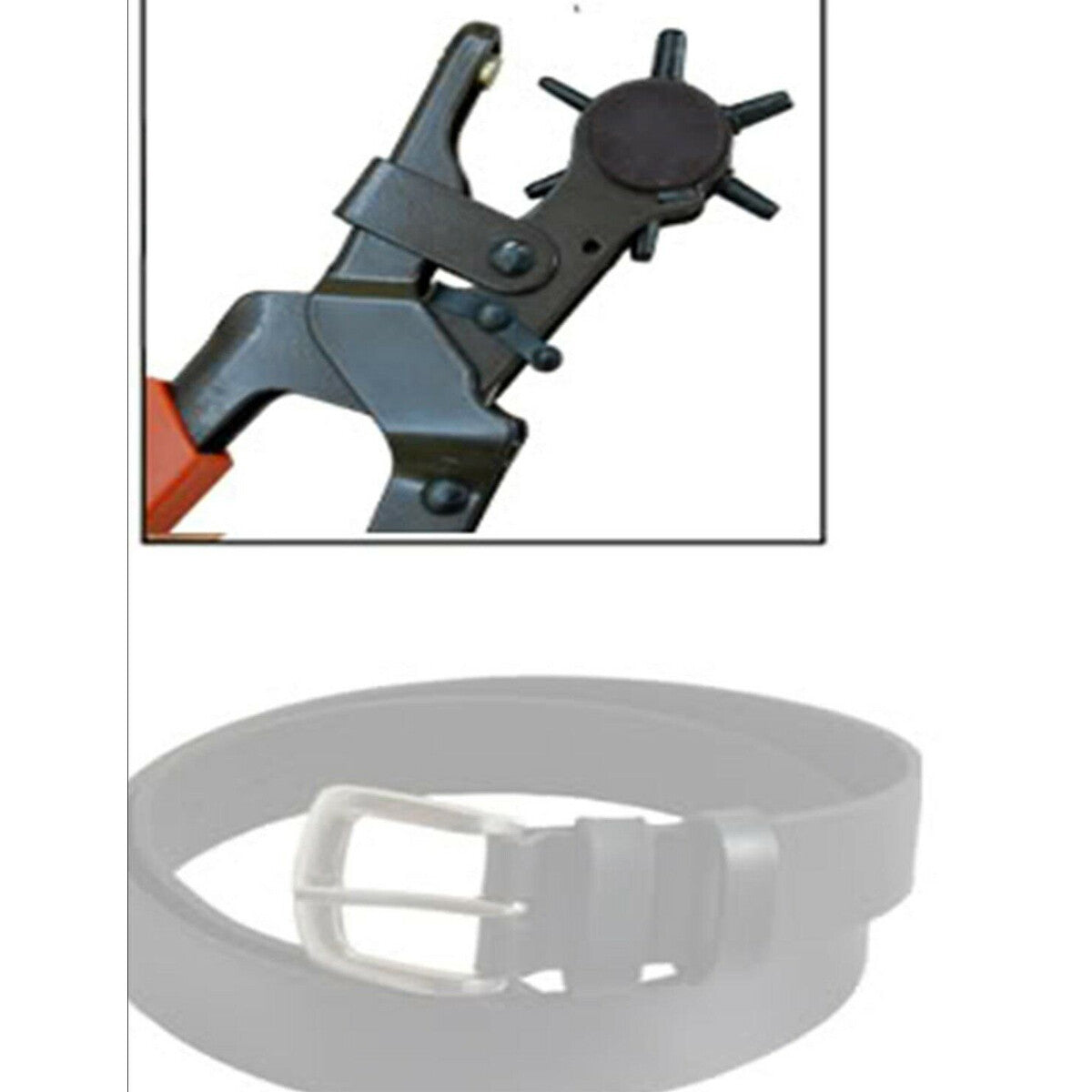 PINZA FUSTELLATRICE FORI CINTA CINTURA SCARPE PLASTICA BUCHI FUSTELLA FAI DA TE