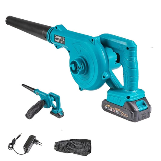 SOUFFLEUR À BATTERIE PORTABLE 48V BRICOLAGE VITESSE D'AIR FEUILLES JARDIN SAC