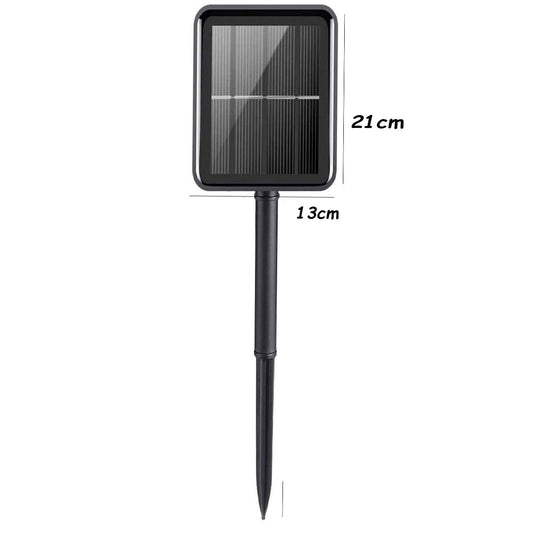 GUIRLANDE SOLAIRE EXTÉRIEURE 30 AMPOULES 10M LUMIÈRE RVB LUMIÈRES DE NOËL