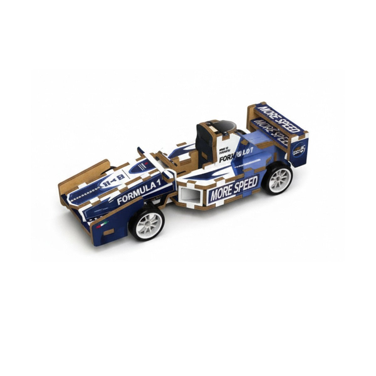 PUZZLE 3D FORMULA 1 AUTO CORSA LEGNO GIOCO COSTRUZIONI BAMBINI MODELLISMO 32383