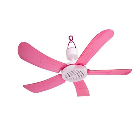 VENTILATEUR DE PLAFOND 5 PALES ANNEAU DE FIXATION ON OFF DIAMÈTRE 60CM HQ-999A