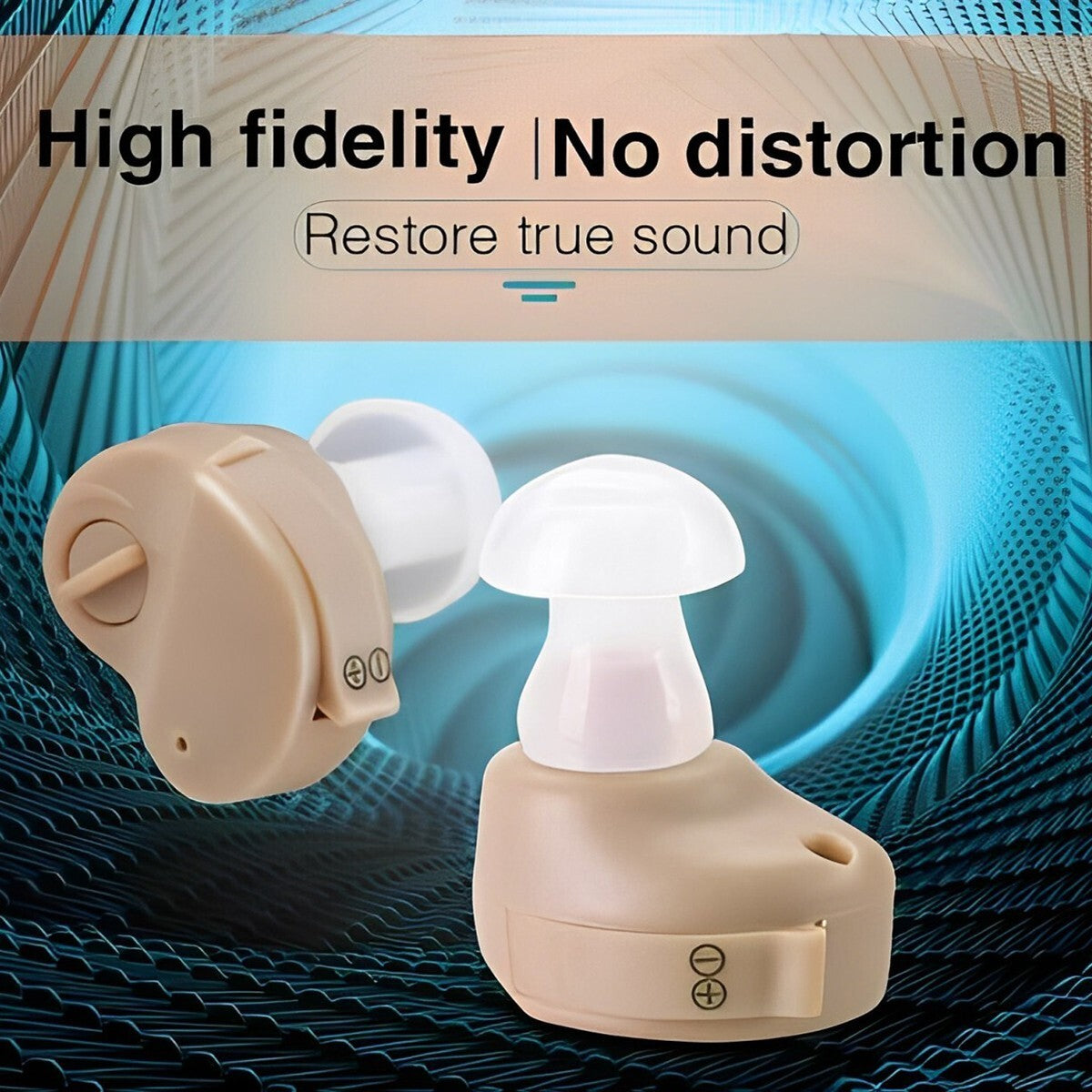 MINI APPARECCHIO ACUSTICO AMPLIFICATORE DI SUONO ACUSTICO AURICOLARE INVISIBILE