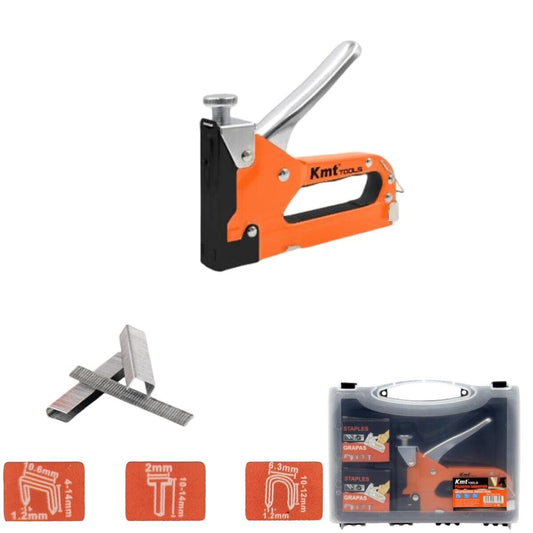 GRAFFETTATRICE MARTELLO VALIGETTA SPARA PUNTI 4-14MM SPILLATRICE 300 SPIELLETTE