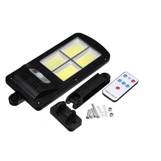 PROJECTEUR LAMPADAIRE SOLAIRE PHOTOVOLTAÏQUE CAPTEUR 4 LED COB TE-B0537