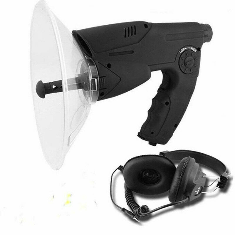 KIT MICROPHONE ENREGISTREUR DIRECTIONNEL MONOCLE CASQUE ÉCOUTE AMBIANTE