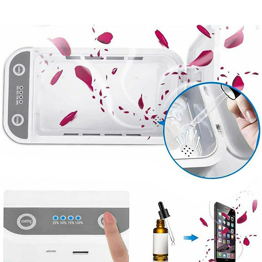 STÉRILISATEUR UV PORTABLE BOÎTE DE DÉSINFECTION OBJETS TÉLÉPHONE MASQUES