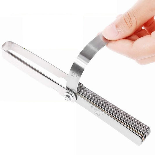 SPESSIMETRO VALVOLE DI PRECISIONE 32 LAME DI SPESSIMETRO IN ACCIAIO DA 0.04-0.88