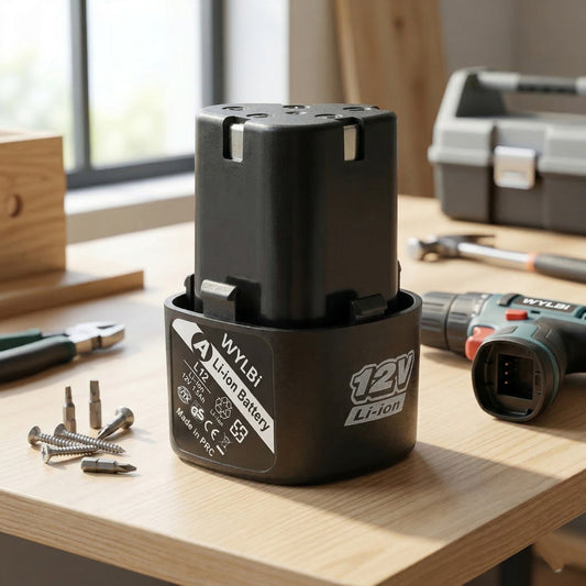 BATTERIE DE REMPLACEMENT POUR PERCEUSE-VISSEUSE SANS FIL LITHIUM 12V LI-ION