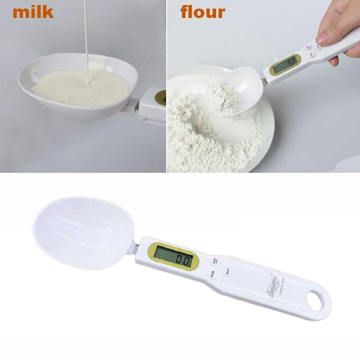 CUCCHIAIO BILANCIA BILANCINO DIGITALE DI PRECISIONE DA CUCINA 0.1 - 500G GRAMMI