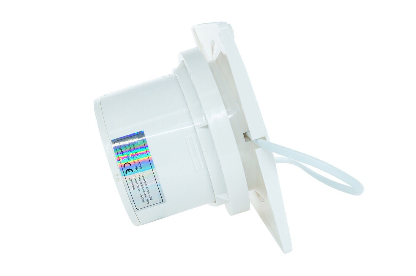 ASPIRATORE DA MURO PER FINESTRA VENTILATORE VENTOLA ASPIRA FUMO ODORI BAGNO 15W