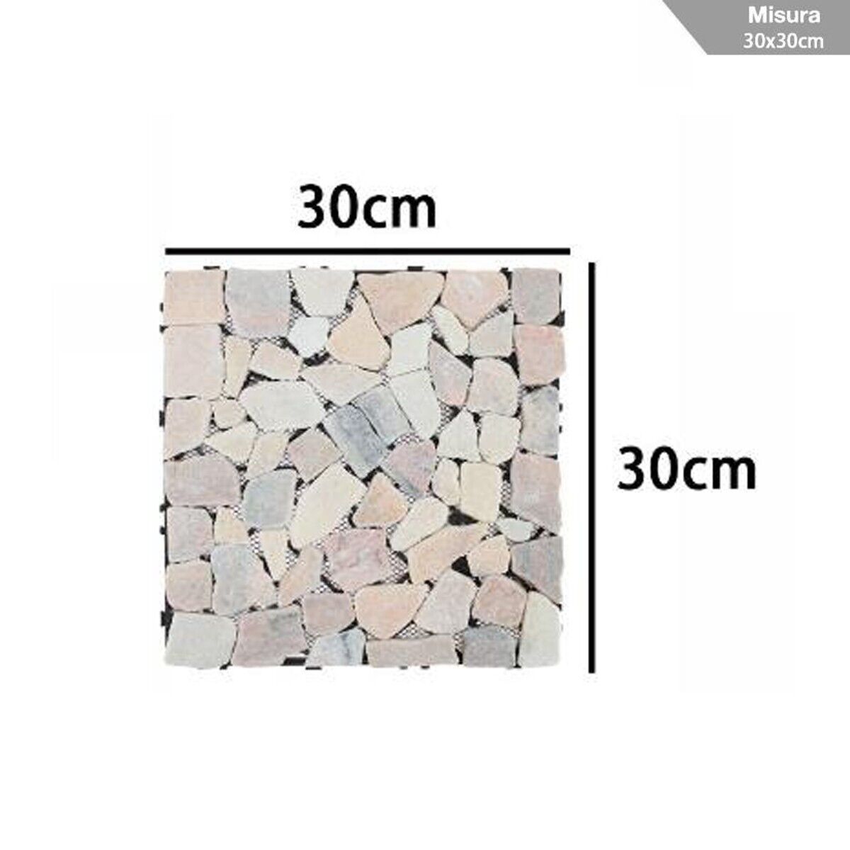 PIASTRELLA GIARDINO ESTERNO MARMO PIETRE PAVIMENTO ANTISCIVOLO INCASTRO 73559