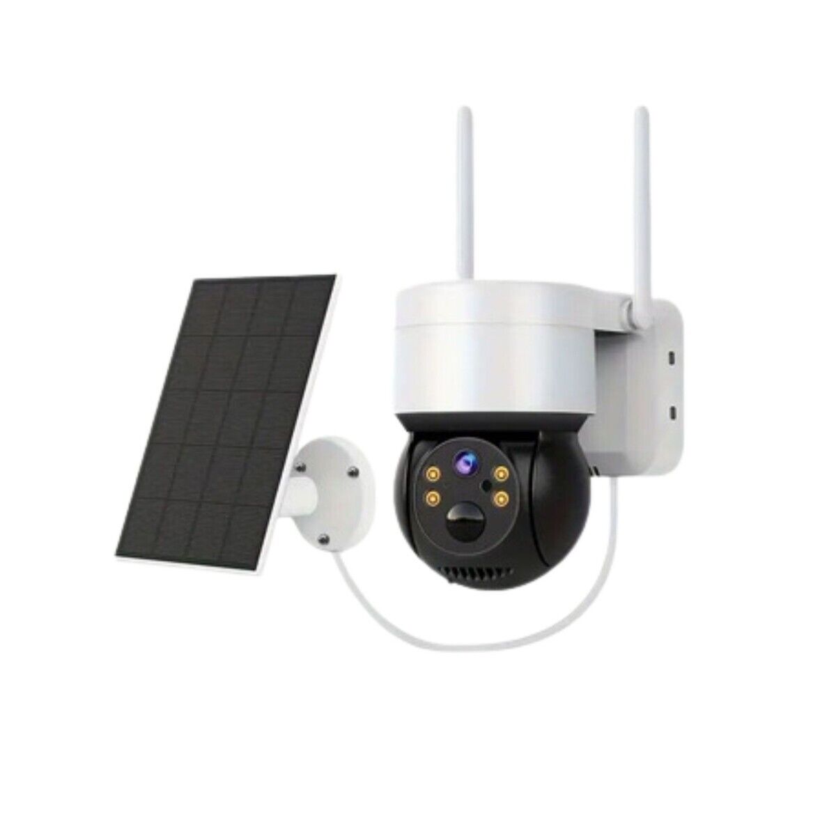 TELECAMERA VIDEOSORVEGLIANZA PANNELLO SOLARE WIFI SICUREZZA ALLARME JT-8258T