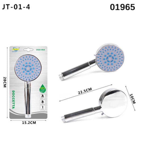 SOFFIONE BRACCIO DOCCINO MULTIGETTO BAGNO DOCCIA VASCA UNIVERSALE ROTONDO 01965