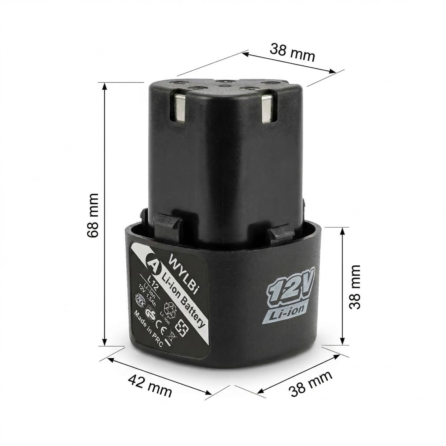 RICAMBIO BATTERIA PER TRAPANO AVVITATORE UTENSILE RICARICABILE LITIO 12V LI-ION