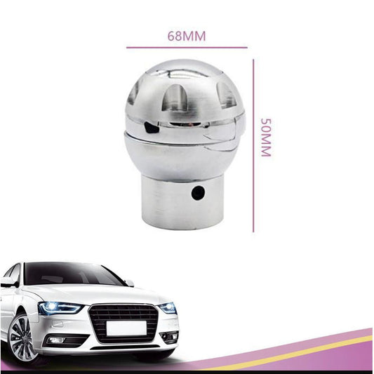 POMMEAU DE LEVIER DE VITESSE UNIVERSEL CHROMÉ ARGENTÉ VOITURE UTILITAIRE ERGONOMIQUE CA-02999*