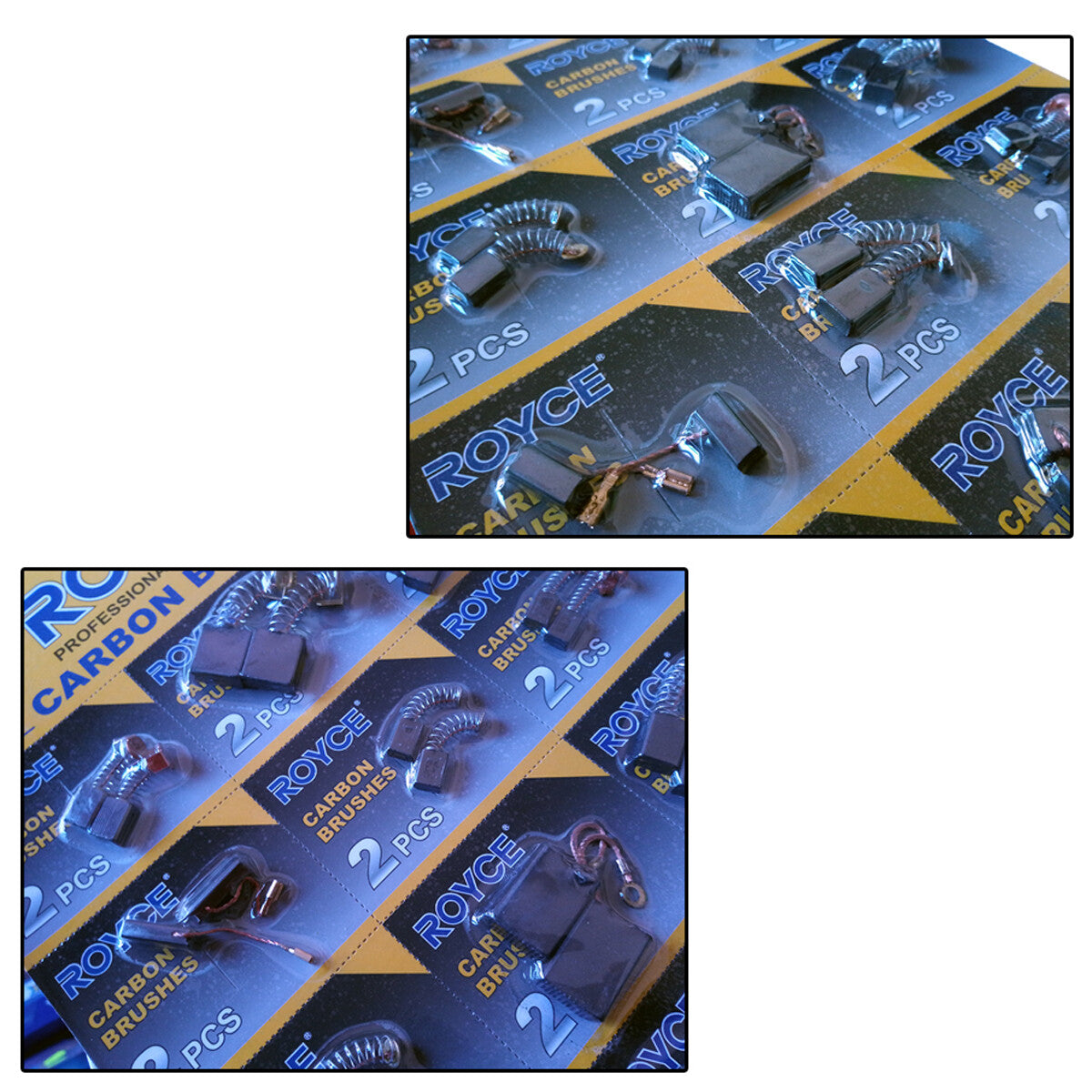 KIT 16 PIÈCES DE RECHANGE BALAIS DE CHARBON MOTEUR POUR MOTEUR ÉLECTRIQUE PERCEUSE