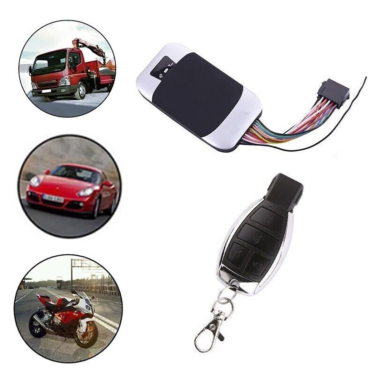 LOCALIZZATORE SATELLITARE ANTIFURTO GSM GPRS GPS TRACKER 303G AUTO MOTO