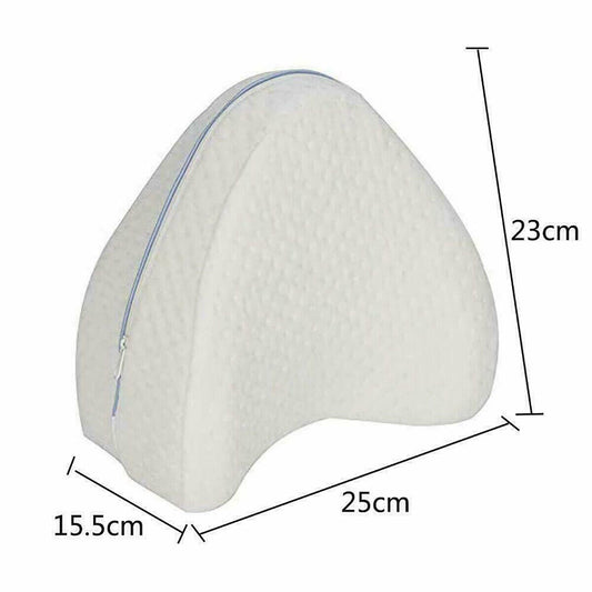CUSCINO PER GAMBE MEMORY FOAM SUPPORTO ORTOPEDICO GINOCCHIA SCHIENA LAVABILE