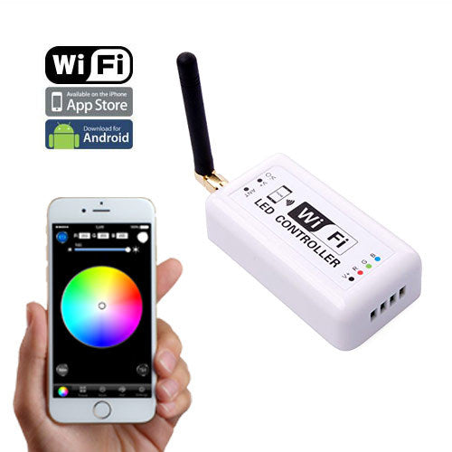 CONTRÔLEUR MODULE RVB WIFI POUR BANDES LED DE SMARTPHONE ANDROID IOS
