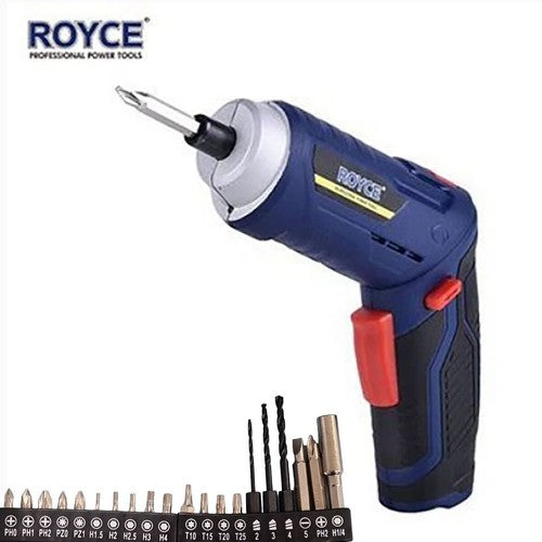 VISSEUSE SANS FIL RECHARGEABLE 21 PIÈCES VISSER DÉVISSER VIS RCS3.6V ROYCE