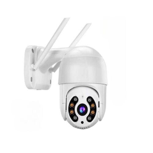 TELECAMERA VIDEOSORVEGLIANZA 8 LED WIFI 3.6MM 2 ANTENNE 12X8CM JTZ-8160QJ