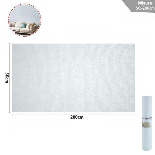 ROTOLO ADESIVO PER MURO PARETE RIVESTIMENTO CARTA DA PARATI MURI 50x280cm 73124
