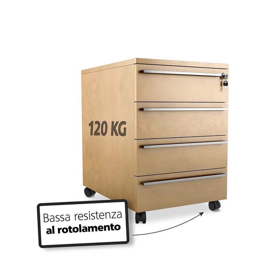 SET 4 RUOTE GIREVOLI A SFERA NERE DA 50MM RICAMBIO PER RUOTA SEDIA MOBILE STAFFA