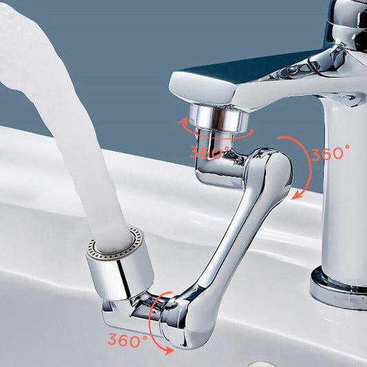 RUBINETTO PROLUNGA LAVABO ROMPIGETTO AREATORE BAGNO ROTANTE BRACCIO GIREVOLE 180