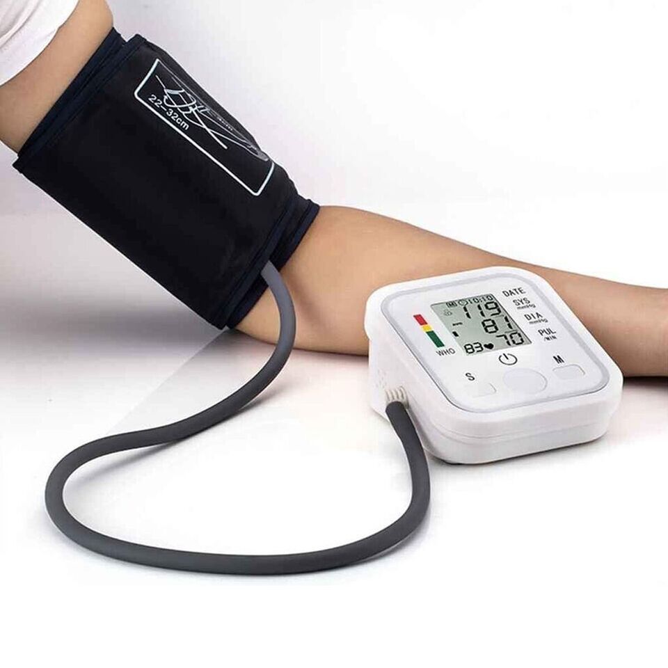 MISURATORE PRESSIONE SANGUIGNA ELETTRONICO BRACCIO AUTOMATICO SFIGMOMANOMETRO 15