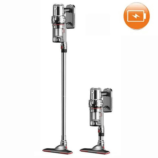 ASPIRAPOLVERE SCOPA RICARICABILE SENZA FILO E SACCO VERTICALE 600W PAVIMENTI V12