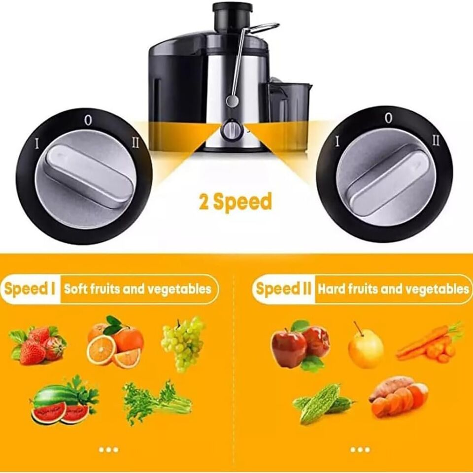 CENTRIFUGA FRUTTA VERDURA ESTRATTORE DI SUCCO A FREDDO 500W SPREMIAGRUMI