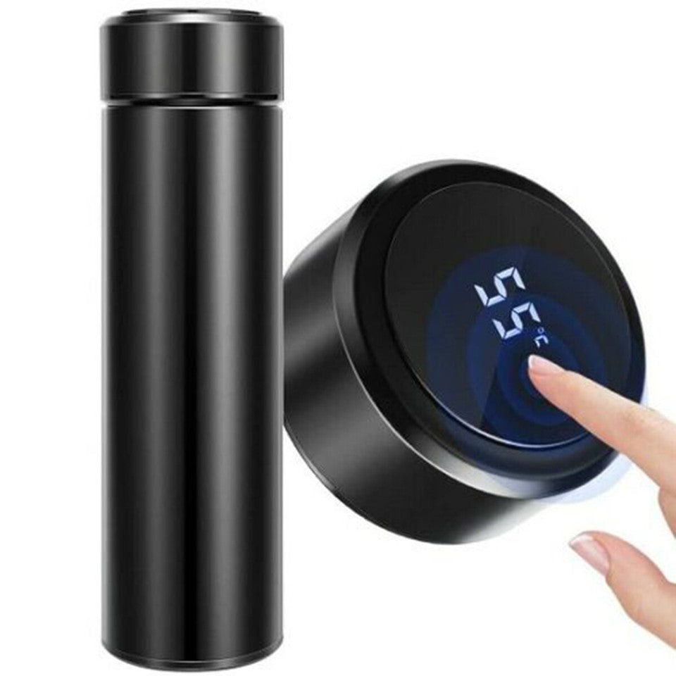 BOTTIGLIA DISPLAY TOUCH ACQUA CALDO FREDDO SMART ACCIAIO INOSSIDABILE THERMOS