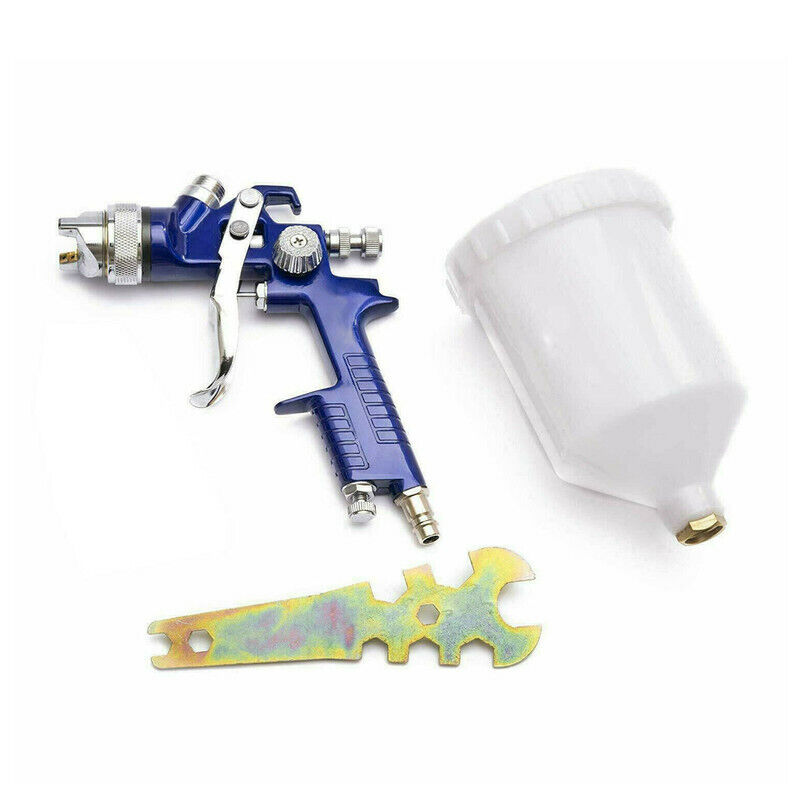 PISTOLA AEROGRAFO AD ARIA 600ML SPRUZZO VERNICIATURA PITTURA SPRAY H-827P 2.0 MM