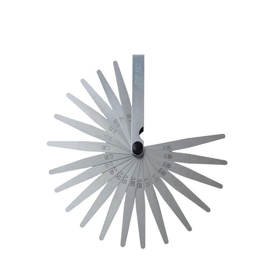 SPESSIMETRO VALVOLE DI PRECISIONE 20 LAME DI SPESSIMETRO IN ACCIAIO 0.05-1.00mm