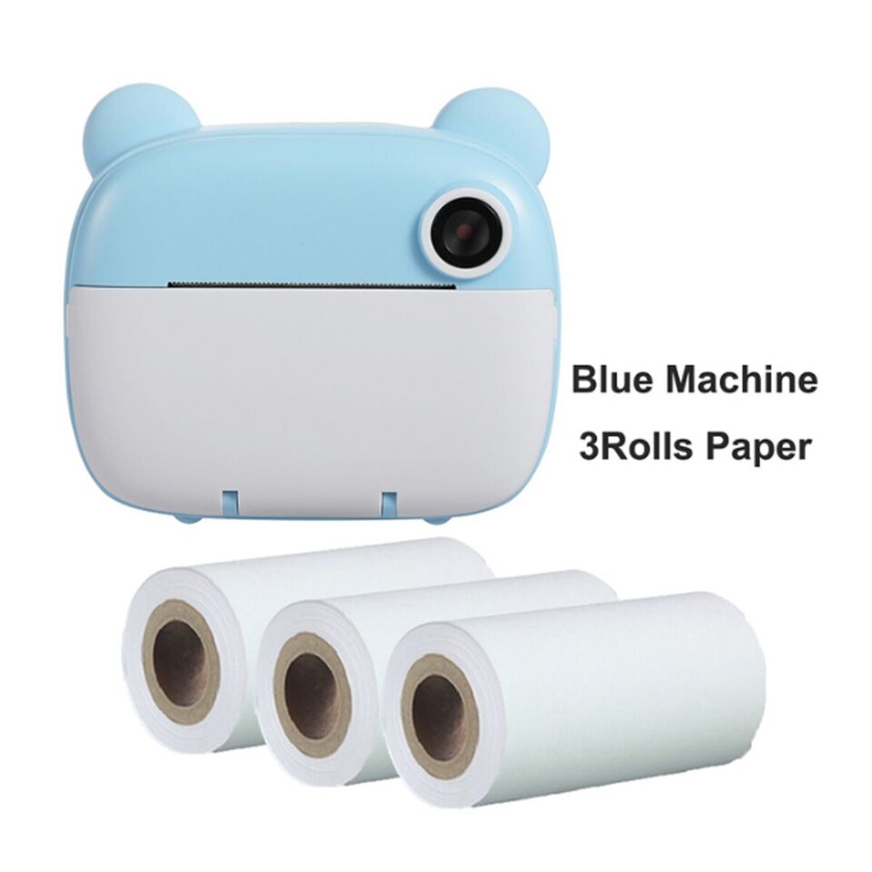 FOTOCAMERA STAMPA ISTANTANEA BAMBINI FOTO TERMICA MACCHINA FOTOGRAFICA DIGITALE