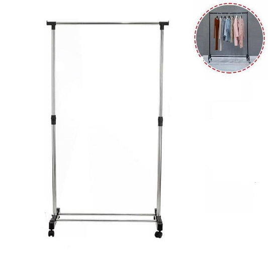 STAND APPENDIABITI ALLUNGABILE TELESCOPICO SINGOLO RUOTE 80x42x155CM 69064