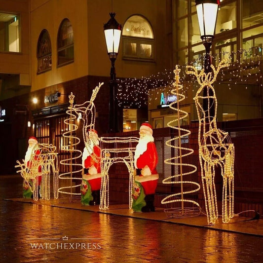 TUBO LUMINOSO LED LUCI DI NATALE IMPERMEABILE ESTERNO BIANCO CALDO 10 METRI