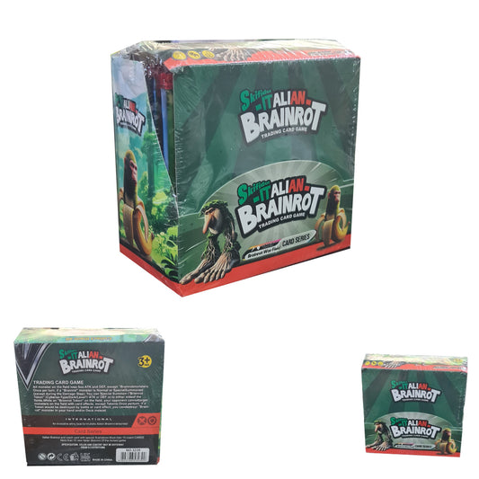 SKIFIDOL ITALIAN BRAINROT TRADING CARD GAME BOX 36 BUSTINE 10 CARTE MIX PSICHEDELICO