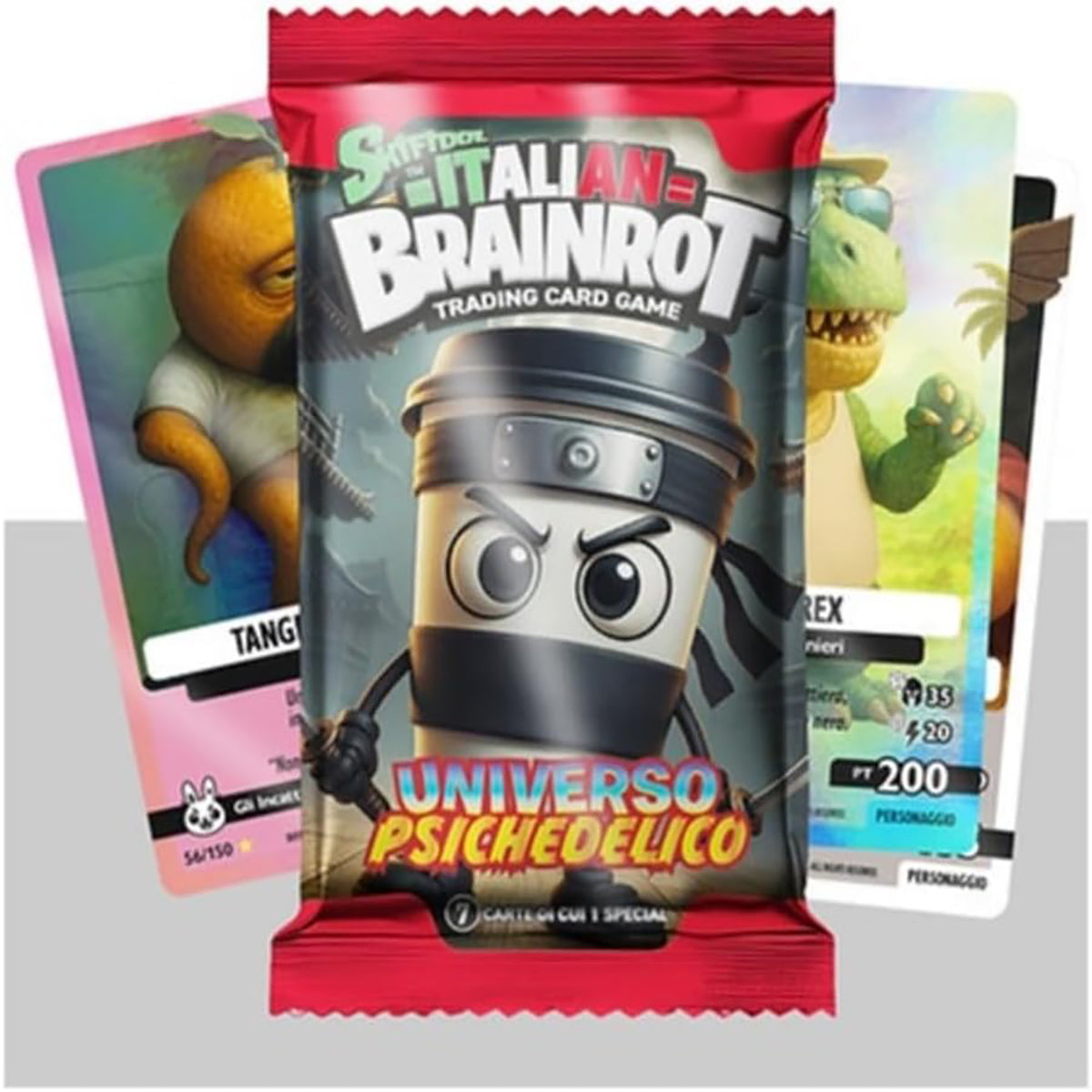 SKIFIDOL ITALIAN BRAINROT PSICHEDELICO ALBUM RACCOGLITORE 1 BUSTINA 7 CARTE