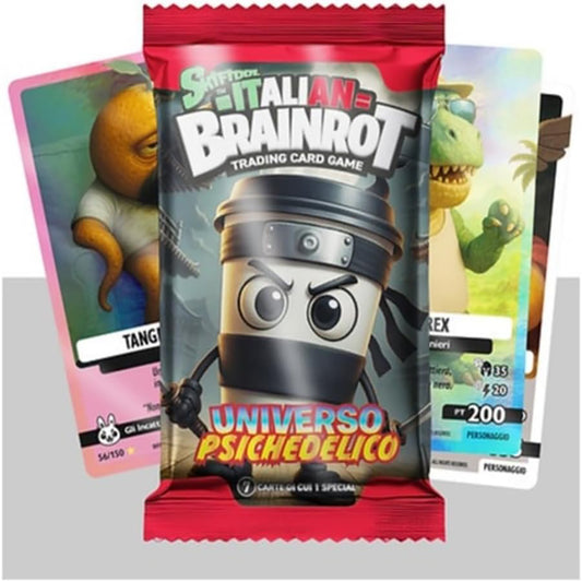 SKIFIDOL ITALIAN BRAINROT PSICHEDELICO ALBUM RACCOGLITORE 1 BUSTINA 7 CARTE