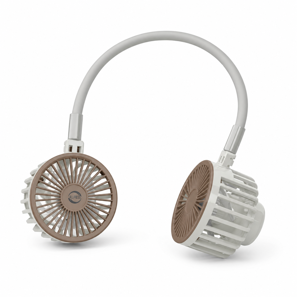 VENTILATORE COLLO CON PALE PORTATILE RICARICABILE SPORT 3 VELOCITÀ AS-08936