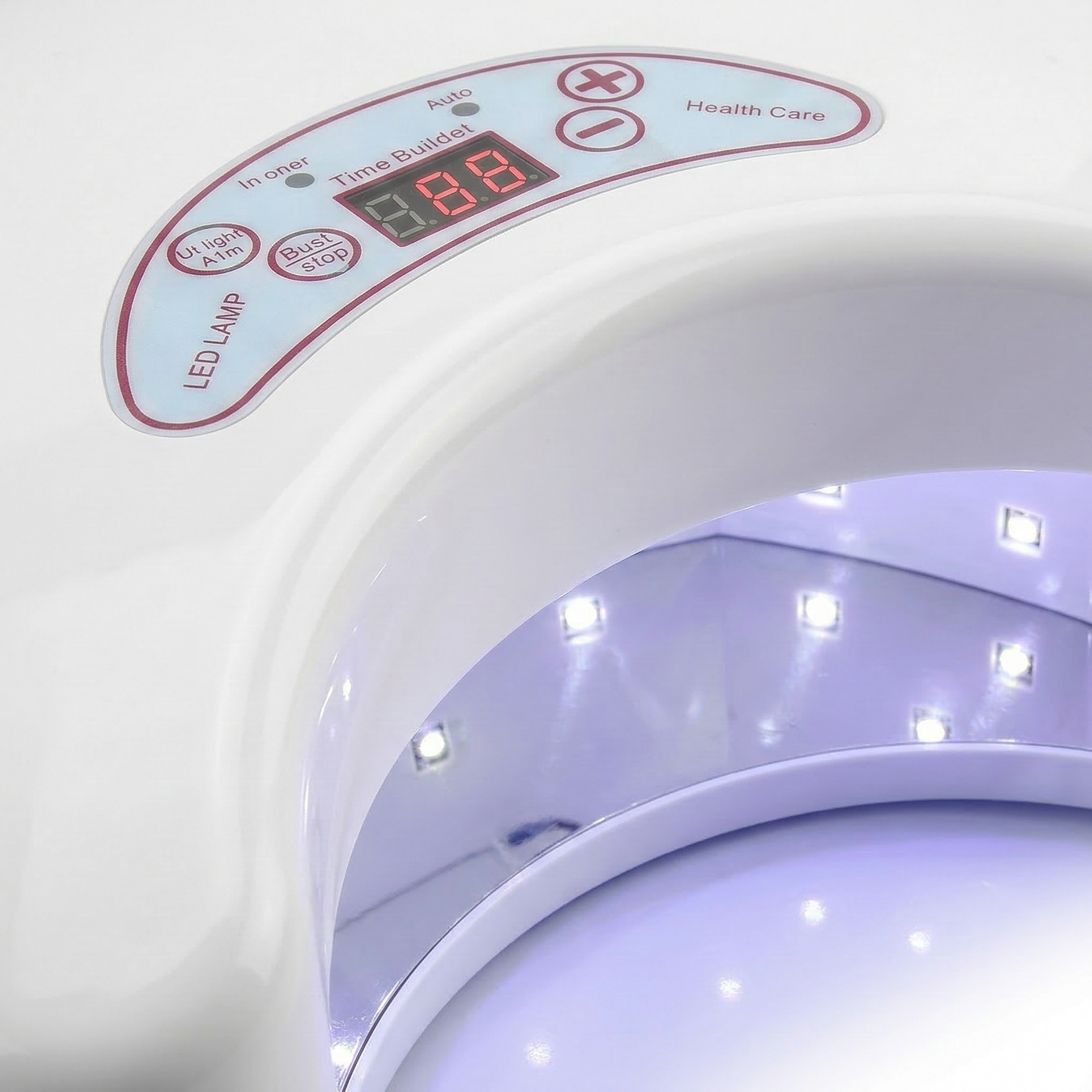 FORNETTO LAMPADA UV RICOSTRUZIONE UNGHIE SMALTO NAIL ART CON DISPLAY TIMER 35B